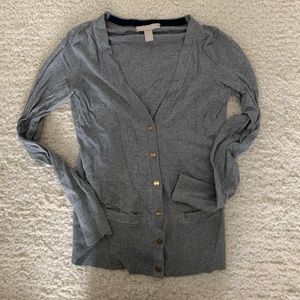 Gray cardigan